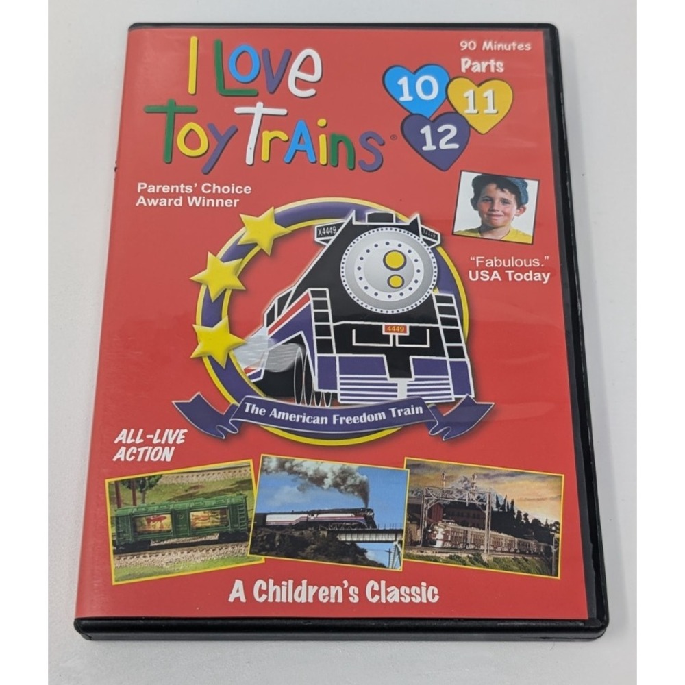 I Love Trains Volume 10-12 DVD 2003 Kids Locomotive Vintage Y2K Video Movie